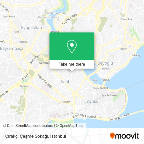 Çırakçı Çeşme Sokağı map