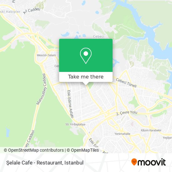 Şelale Cafe - Restaurant map