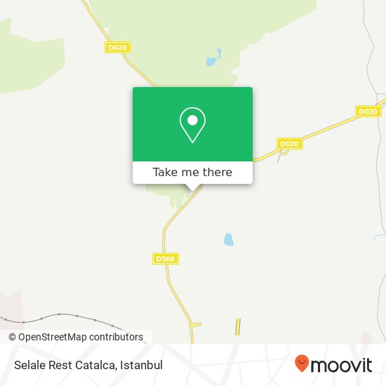 Selale Rest Catalca map