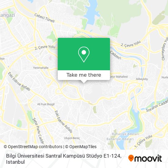 Bilgi Üniversitesi Santral Kampüsü Stüdyo E1-124 map