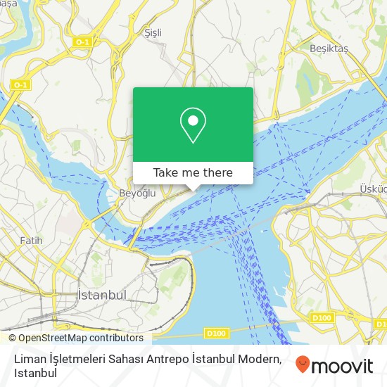 Liman İşletmeleri Sahası Antrepo İstanbul Modern map