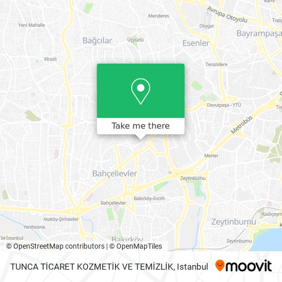 TUNCA TİCARET KOZMETİK VE TEMİZLİK map