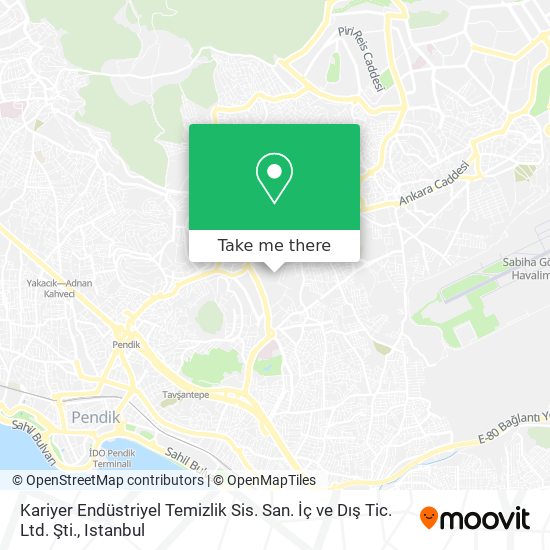 Kariyer Endüstriyel Temizlik Sis. San. İç ve Dış Tic. Ltd. Şti. map