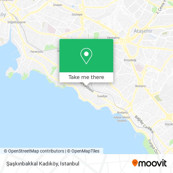 Şaşkınbakkal Kadıköy map