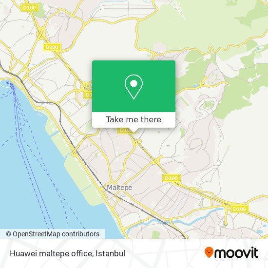 Huawei maltepe office map