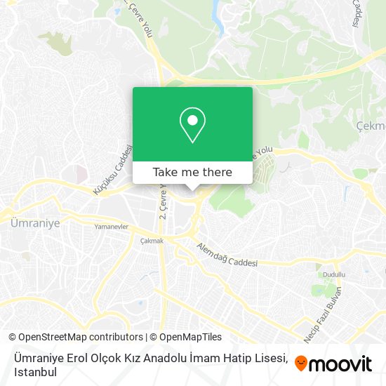 Ümraniye Erol Olçok Kız Anadolu İmam Hatip Lisesi map