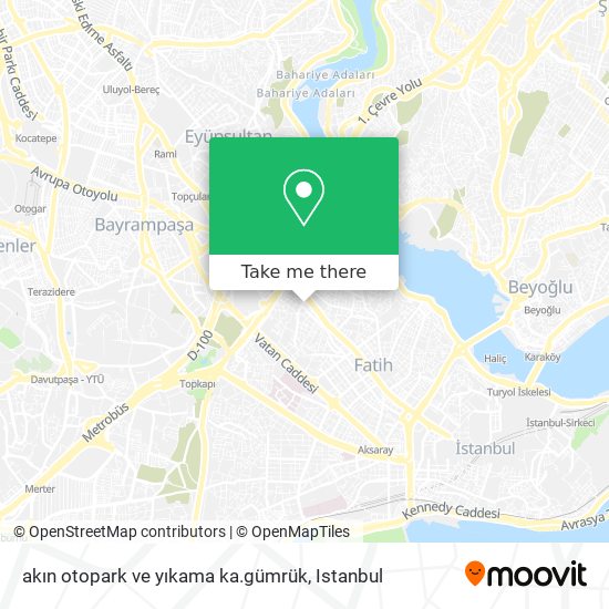 akın otopark ve yıkama ka.gümrük map