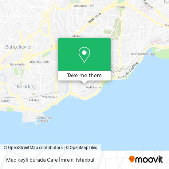 Mac keyfi burada Cafe İmre'n map