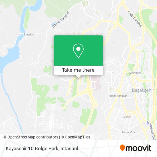 Kayasehir 10.Bolge Park map