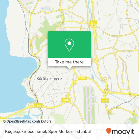 Küçükçekmece İsmek Spor Merkezi map