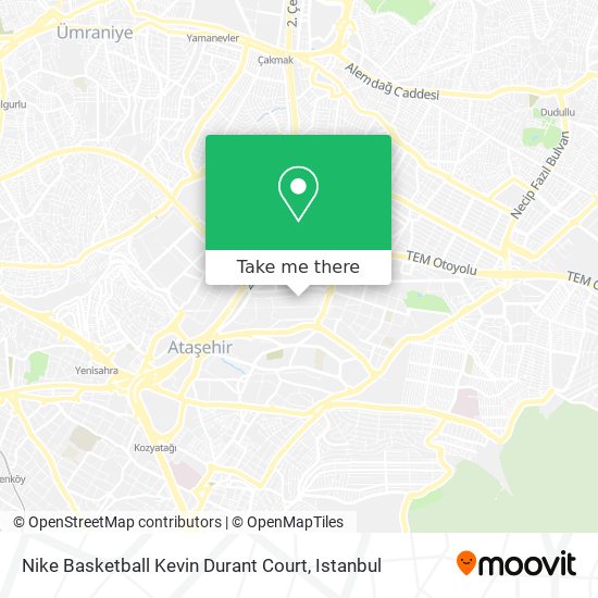 Nike Basketball Kevin Durant Court map