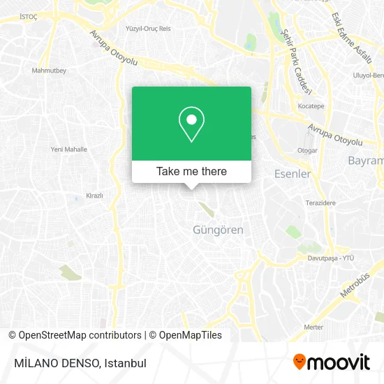 MİLANO DENSO map