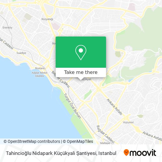 Tahincioğlu Nidapark Küçükyali Şantiyesi map
