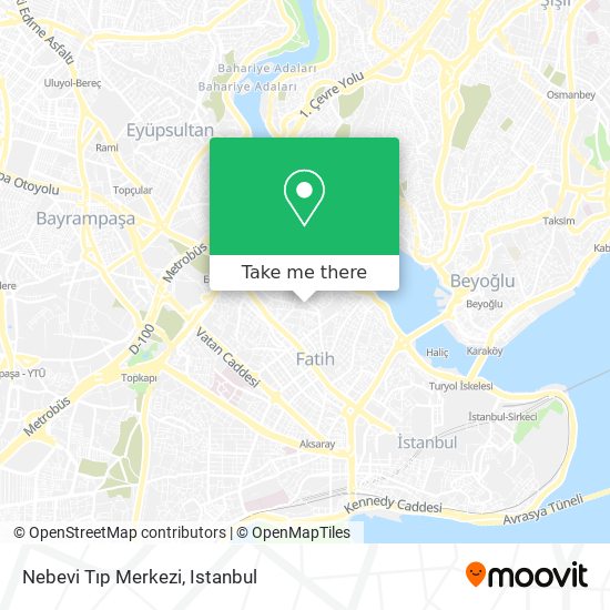 Nebevi Tıp Merkezi map