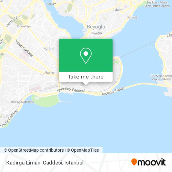 Kadırga Limanı Caddesi map