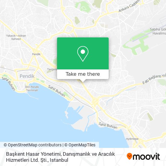 Başkent Hasar Yönetimi, Danışmanlık ve Aracılık Hizmetleri Ltd. Şti. map