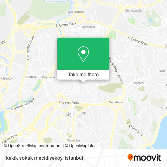 kekik sokak mecidiyekoy map