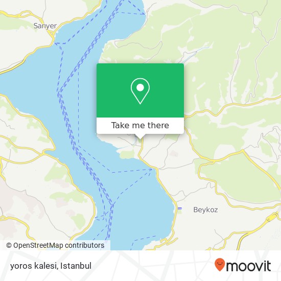 yoros kalesi map