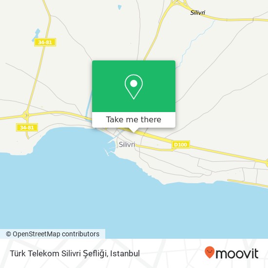 Türk Telekom Silivri Şefliği map