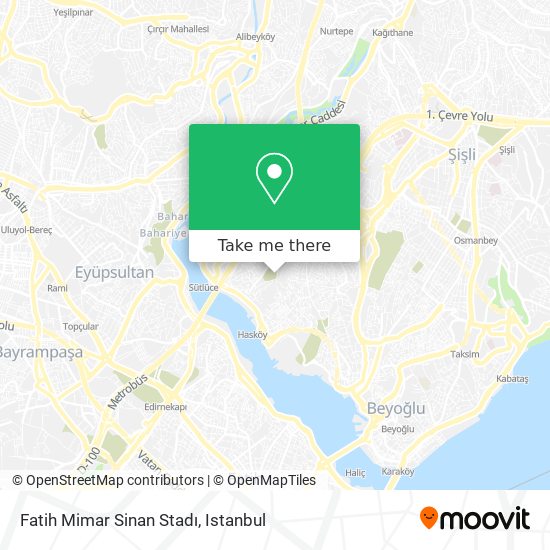 Fatih Mimar Sinan Stadı map