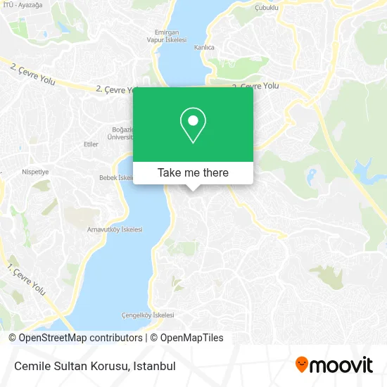 Cemile Sultan Korusu map