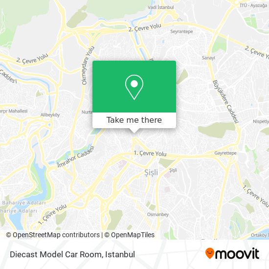 Diecast Model Car Room map
