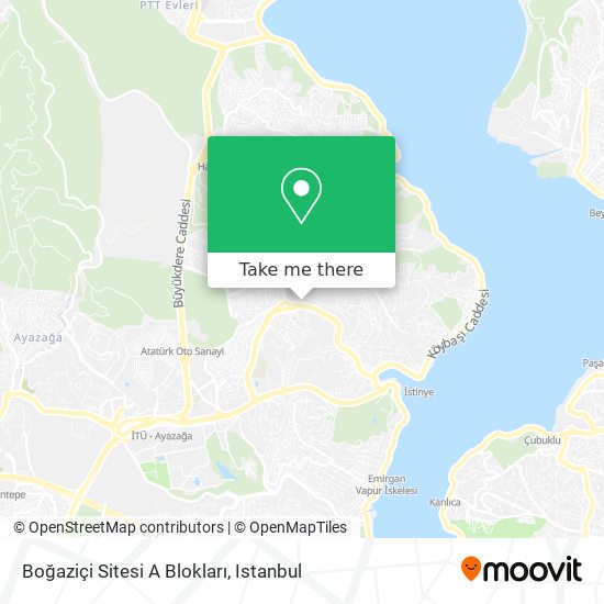 Boğaziçi Sitesi A Blokları map
