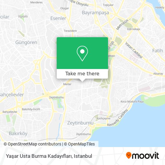 Yaşar Usta Burma Kadayıfları map