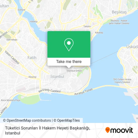Tüketici Sorunları İl Hakem Heyeti Başkanlığı map
