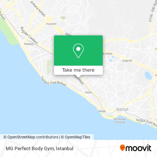 MG Perfect Body Gym map
