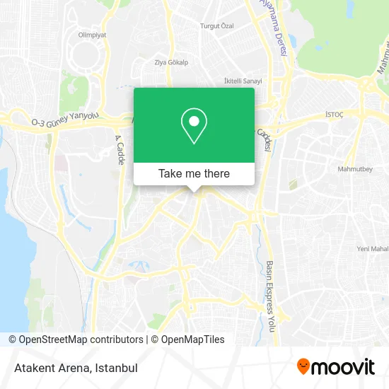 Atakent Arena map
