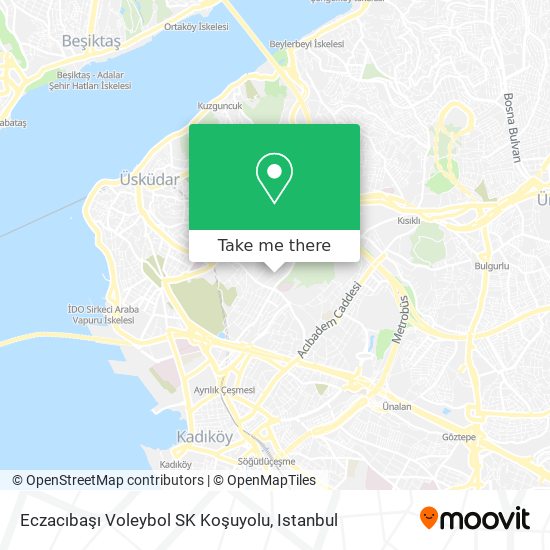 Eczacıbaşı Voleybol SK Koşuyolu map