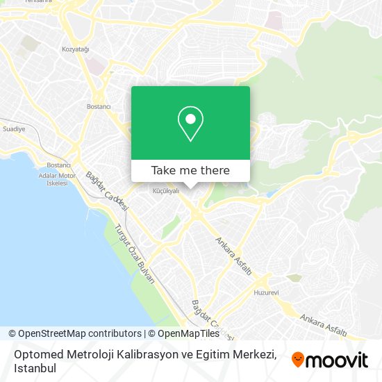 Optomed Metroloji Kalibrasyon ve Egitim Merkezi map