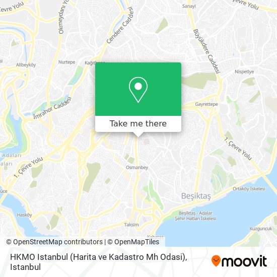 HKMO Istanbul (Harita ve Kadastro Mh Odasi) map