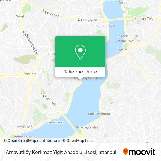 Arnavutköy Korkmaz Yiğit Anadolu Lisesi map