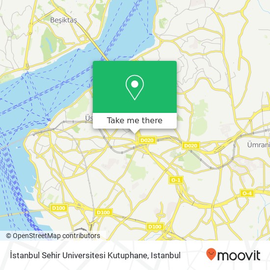 İstanbul Sehir Universitesi Kutuphane map