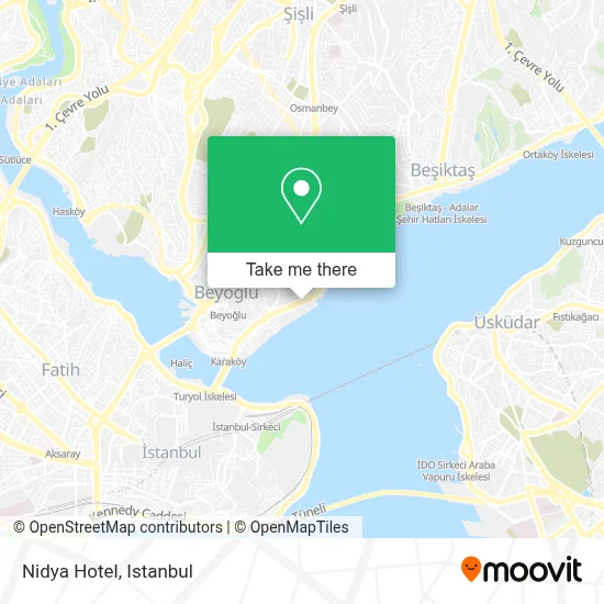 Nidya Hotel map