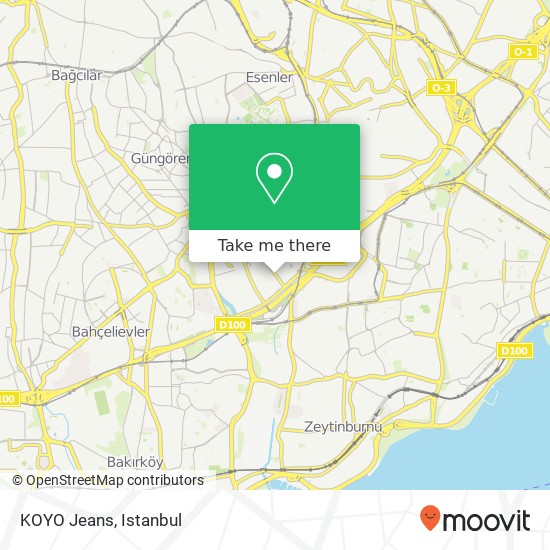 KOYO Jeans map