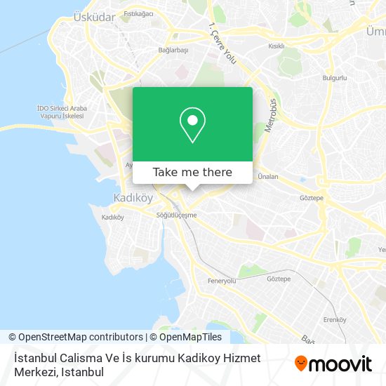 İstanbul Calisma Ve İs kurumu Kadikoy Hizmet Merkezi map