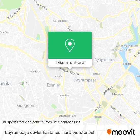 bayrampaşa devlet hastanesi nöroloji map