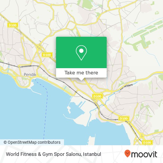 World Fitness & Gym Spor Salonu map