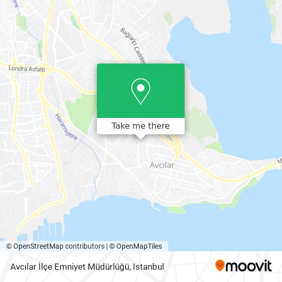 Avcılar İlçe Emniyet Müdürlüğü map