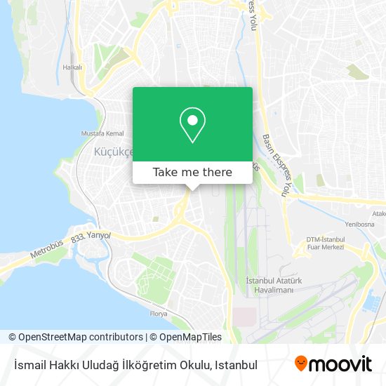 İsmail Hakkı Uludağ İlköğretim Okulu map