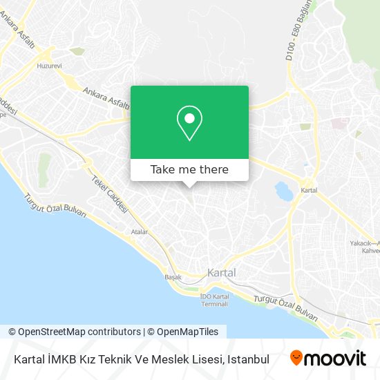 Kartal İMKB Kız Teknik Ve Meslek Lisesi map