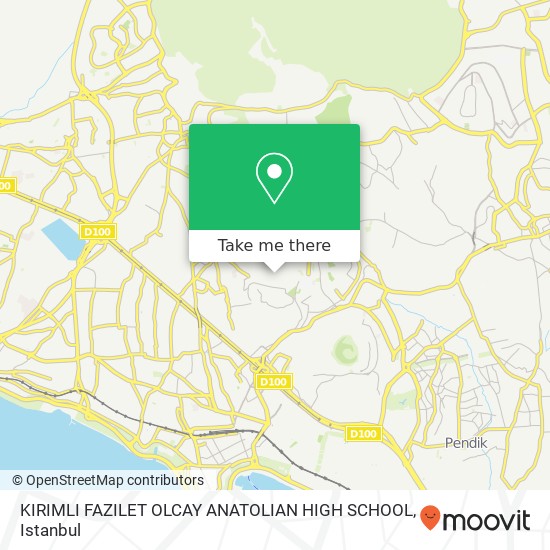 KIRIMLI FAZILET OLCAY ANATOLIAN HIGH SCHOOL map