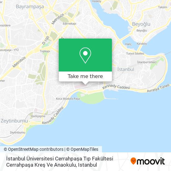 İstanbul Üniversitesi Cerrahpaşa Tıp Fakültesi Cerrahpaşa Kreş Ve Anaokulu map