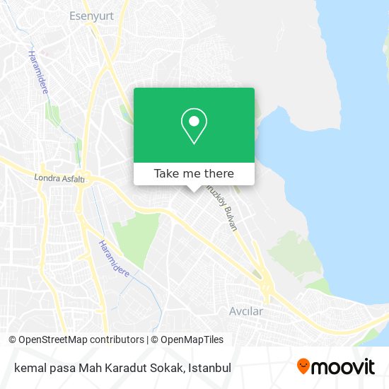 kemal pasa Mah Karadut Sokak map