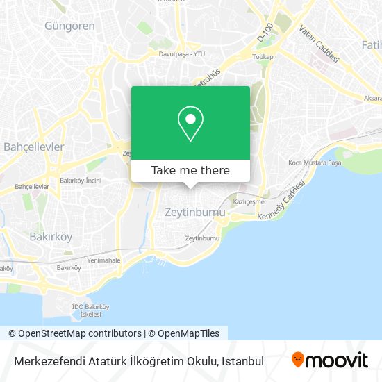 Merkezefendi Atatürk İlköğretim Okulu map