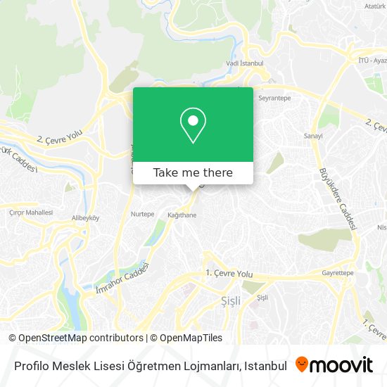 Profilo Meslek Lisesi Öğretmen Lojmanları map