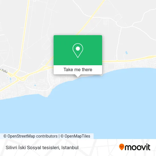 Silivri İski Sosyal tesisleri map